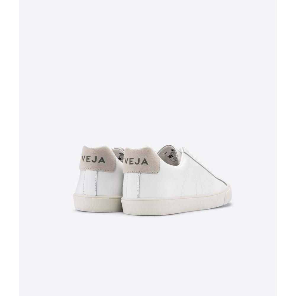 Veja ESPLAR LEATHER Tornacipő Női White/Beige | HU 621HAP